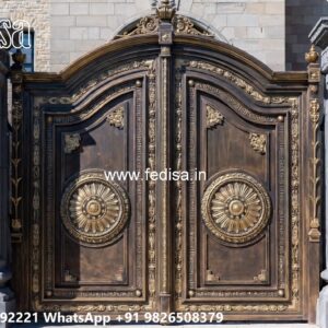 Single Gate Design, Boundary Wall Design With Gate Wonderful Main Gate Design Ideas