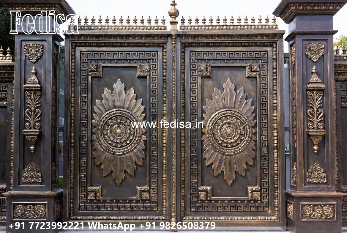 Gate Wall Design, Compound Gate Wonderful Main Gate Design Ideas