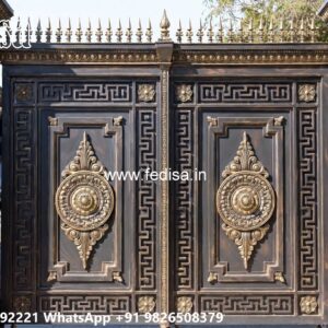Single Gate Design, Boundary Wall Main Gate Design Wonderful Main Gate Design Ideas