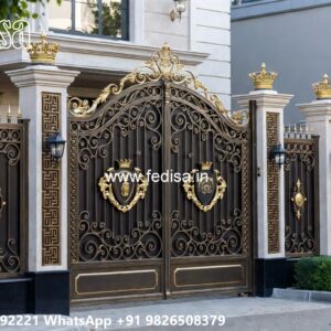 Loha Grill Gate, Concrete Gate Design Wonderful Main Gate Design Ideas