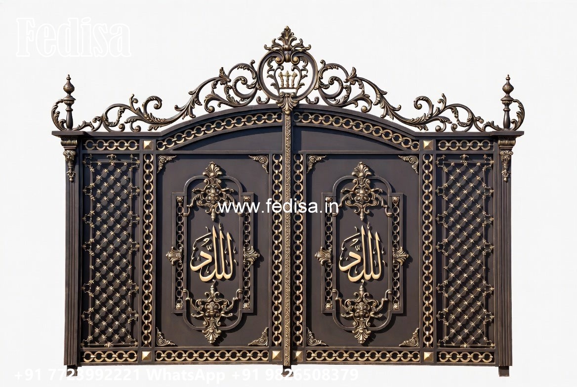 Compound Gate Design, Sliding Grill Gate Wonderful Main Gate Design Ideas
