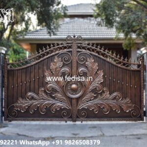 Single Gate Design, Lohe Ke Pipe Gate Wonderful Main Gate Design Ideas