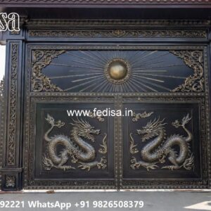 Metal Gate Design, Single Gate Design Steel Wonderful Main Gate Design Ideas