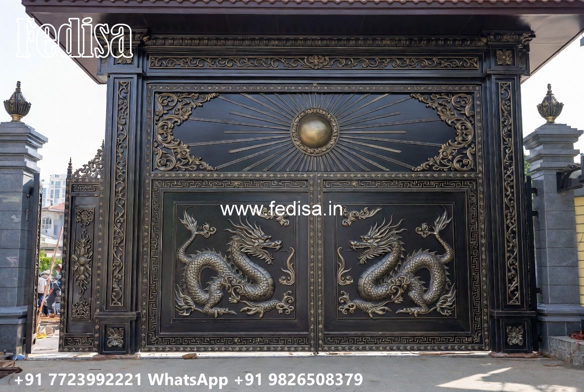 Metal Gate Design, Single Gate Design Steel Wonderful Main Gate Design Ideas