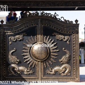 Loha Grill Gate, Square Pipe Gate Simple Design Wonderful Main Gate Design Ideas