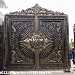 Modern Front Gate Design, Lohe Ka Gate Pipe Wala Wonderful Main Gate Design Ideas