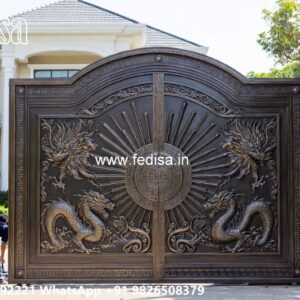 Modern Front Gate Design, Galvanized Gate Design Wonderful Main Gate Design Ideas