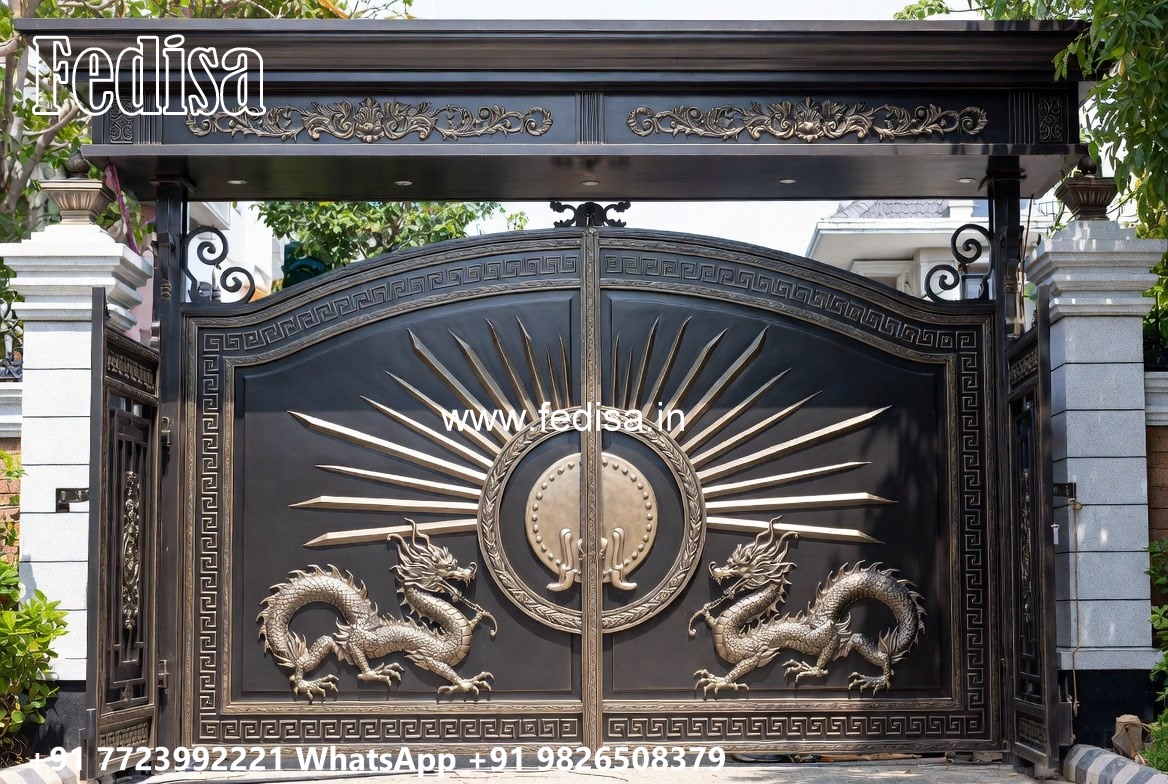 Home Main Gate Design, Steel Gate For Main Door Wonderful Main Gate Design Ideas