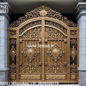 Metal Gate Design, Boundary Main Gate Wonderful Main Gate Design Ideas