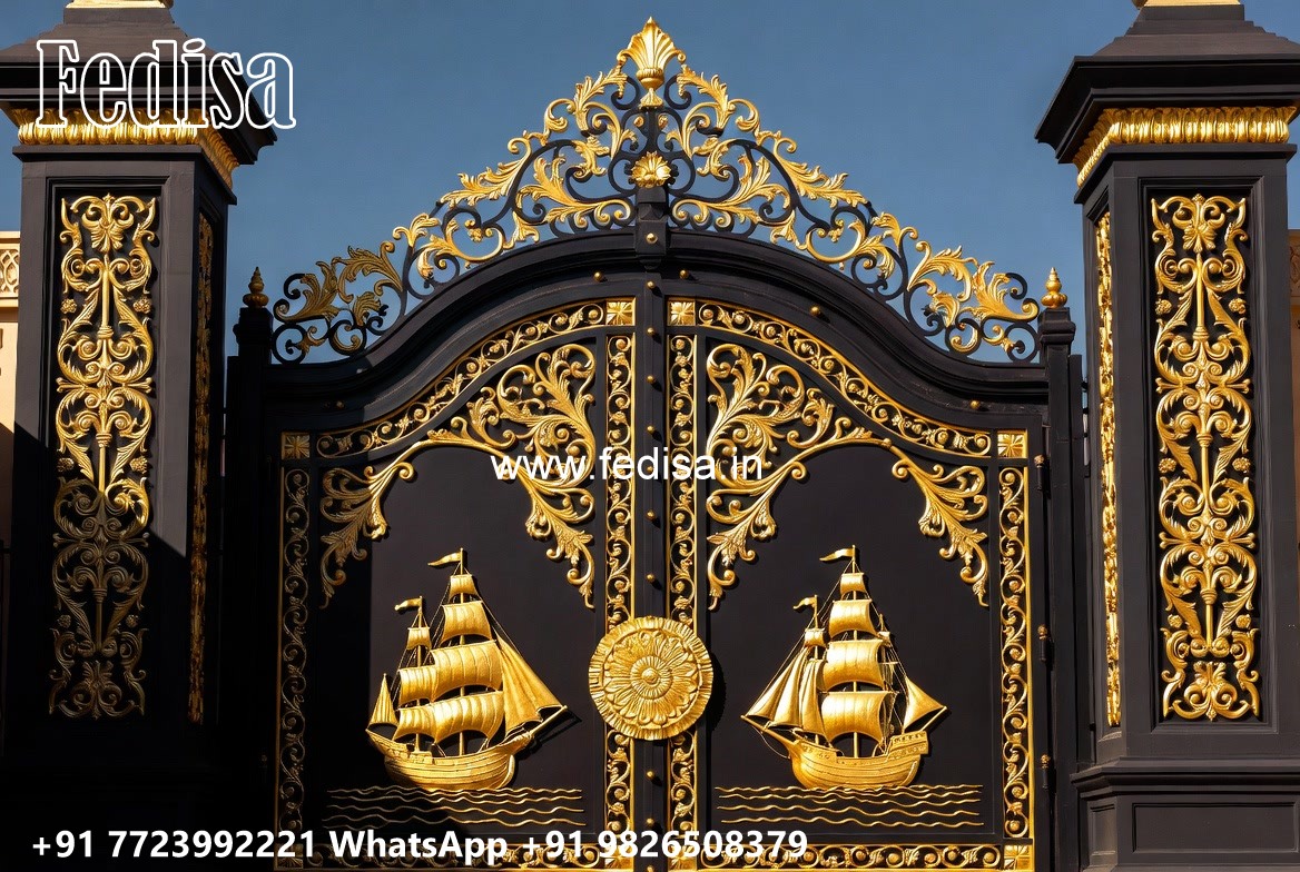 Compound Gate Design, Custom Gate Designs Wonderful Main Gate Design Ideas