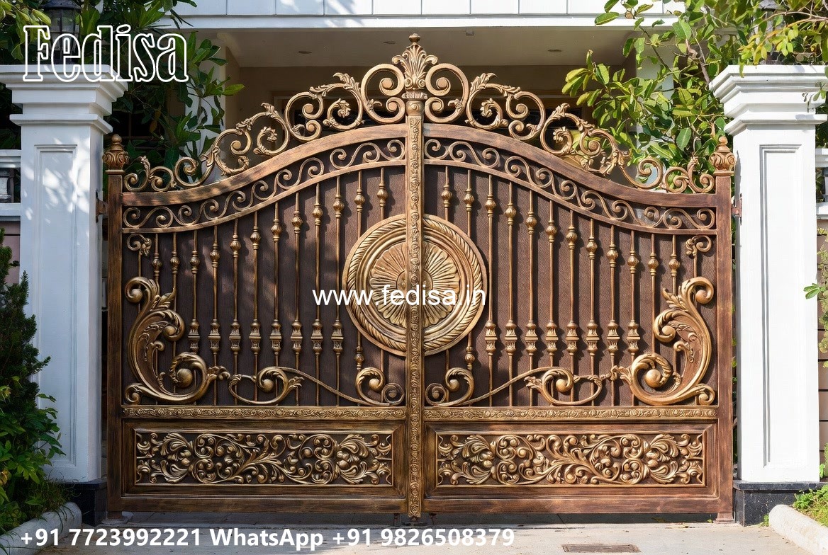 Metal Gate Design, Gate Boundary Wall Design Wonderful Main Gate Design Ideas