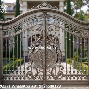 Modern Front Gate Design, Cast Iron Design For Gate Wonderful Main Gate Design Ideas