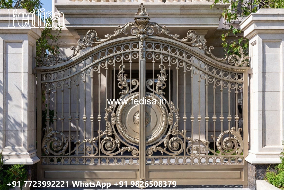 Single Gate Design, 4 Feet Iron Gate Design Wonderful Main Gate Design Ideas