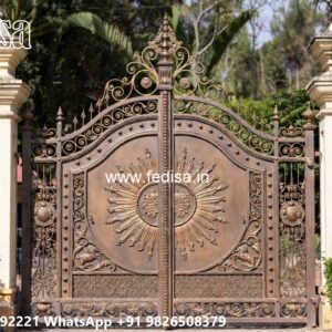 Compound Gate Design, Lohe Ka Gate Ka Colour Wonderful Main Gate Design Ideas