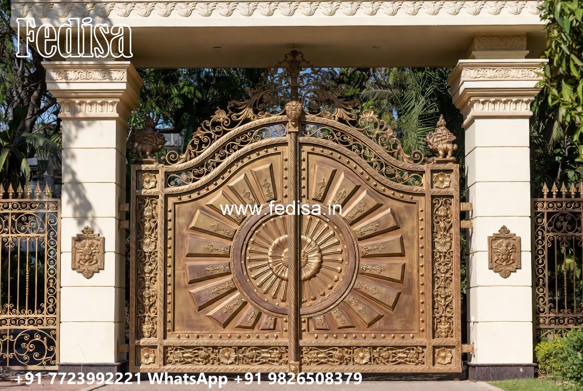 Single Gate Design, Metal Sliding Gate Design Wonderful Main Gate Design Ideas