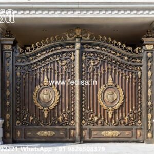 Single Gate Design, Steel Gate Sliding Design Wonderful Main Gate Design Ideas