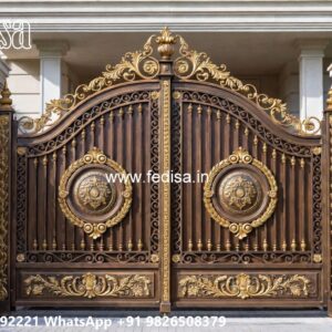 Single Gate Design, Simple Boundary Gate Wonderful Main Gate Design Ideas