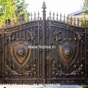 Loha Grill Gate, Fancy Sliding Gate Wonderful Main Gate Design Ideas