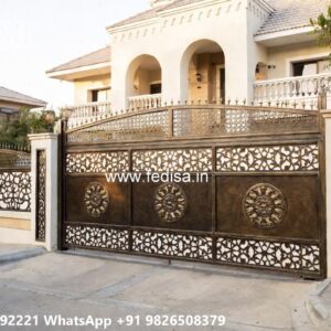 House Main Gate Design, Wood And Iron Fence Designs Wonderful Main Gate Design Ideas