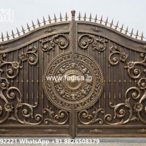 Modern Front Gate Design, Iron Boundary Wall Design Wonderful Main Gate Design Ideas