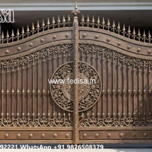 Compound Gate Design, Compound Safety Grill Wonderful Main Gate Design Ideas