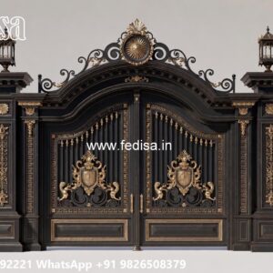 Metal Gate Design, Boundary Gate Pipe Design Wonderful Main Gate Design Ideas