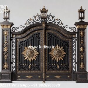 Folding Gate Design, Compound Gate Design Wonderful Main Gate Design Ideas