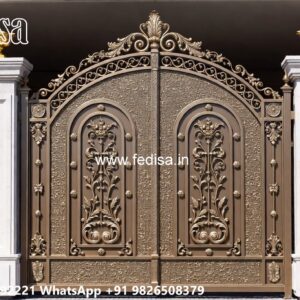 Fence Gate Design, Wrought Iron Fence Designs Wonderful Main Gate Design Ideas