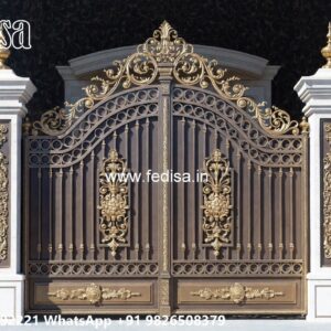Boundary Wall Design With Gate, Grills Gate Wonderful Main Gate Design Ideas