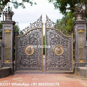 Loha Gate Design, 100 Gate Ideas | Entrance Gates Design, Gate Design