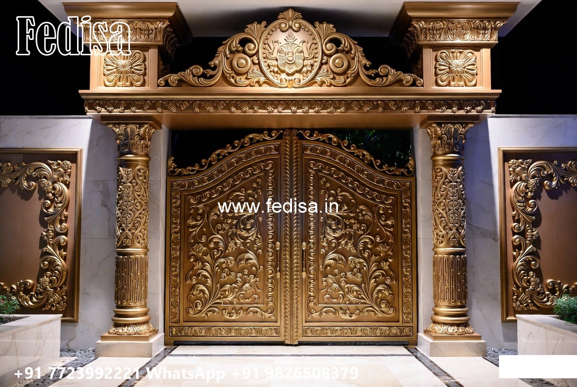 Compound Wall Gate Design, Loha Ka Gate Ka Design 90 Gate Ideas | Entrance Gates Design