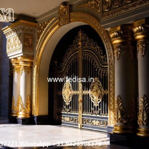 Simple Iron Gate Designs, Brick And Wrought Iron Fence Designs 299 Gate Ideas | Entrance Gates Design