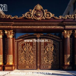 Simple Wooden Gate Designs, Boundary Ka Gate 322 Gate Ideas | Entrance Gates Design
