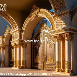 Latest Main Sliding Gate Designs For House, Steel Gate Design For Temple 641 Gate Ideas | Entrance Gates Design