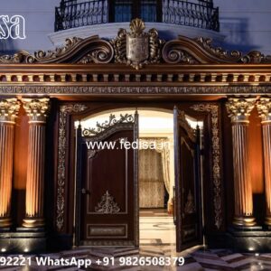 Main Gate Design 2026 Steel, Arched Wooden Gate Designs 677 Gate Ideas | Entrance Gates Design