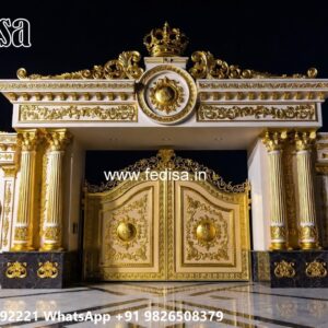 Main Gate Design 2026 Steel, Steel Gate Glass Design 687 Gate Ideas | Entrance Gates Design