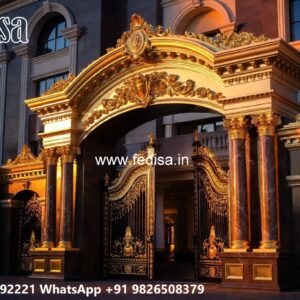 Main Gate Design 2026 Steel, Metal Sliding Gate Design 737 Gate Ideas | Entrance Gates Design