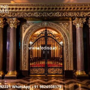 Main Gate Design 2026 Steel, Herringbone Gate 757 Gate Ideas | Entrance Gates Design