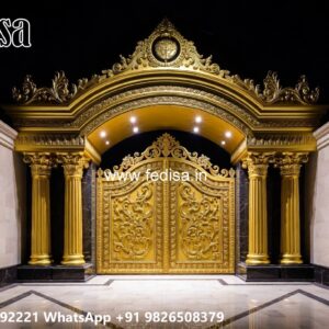 Compound Wall Gate Design, Simple Boundary Wall Design With Gate 870 Gate Ideas | Entrance Gates Design