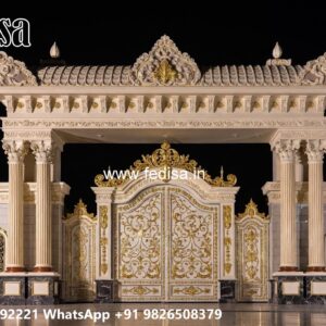 Simple Iron Gate Designs, Steel Loha Mix Gate 879 Gate Ideas | Entrance Gates Design