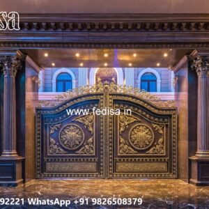 Simple Wooden Gate Designs, Sliding Boundary Gate 962 Gate Ideas | Entrance Gates Design