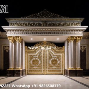 New Gate Design 2138, Stainless Steel Main Gate Price 1028 Gate Ideas | Entrance Gates Design