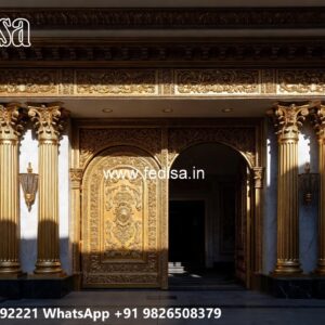 Compound Wall Gate Design, Front Gate Design In Steel 1070 Gate Ideas | Entrance Gates Design