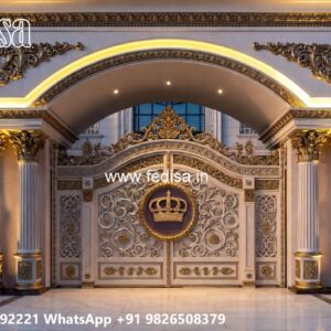 Simple Iron Gate Designs, Angular Gate Design 1089 Gate Ideas | Entrance Gates Design