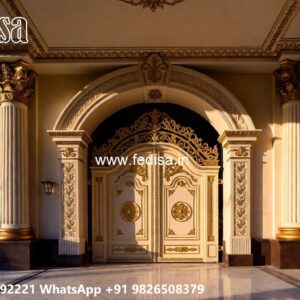 Simple Wooden Gate Designs, One Side Iron Gate Design 1152 Gate Ideas | Entrance Gates Design