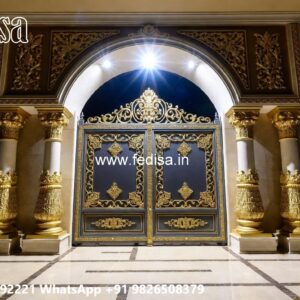 Front Gate Design Iron, Maharaja Steel Gate 1216 Gate Ideas | Entrance Gates Design