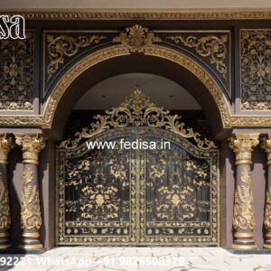 Lohe Ke Pipe Ke Gate, 4 Fold Gate Design 1422 Gate Ideas | Entrance Gates Design