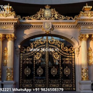 Lohe Ke Pipe Ke Gate, Iron Railing Design For Boundary Wall 1562 Gate Ideas | Entrance Gates Design