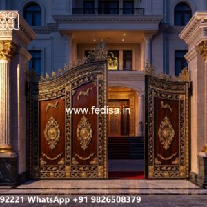 Boundary Wall Gate, Iron Gate Simple Design 1675 Gate Ideas | Entrance Gates Design