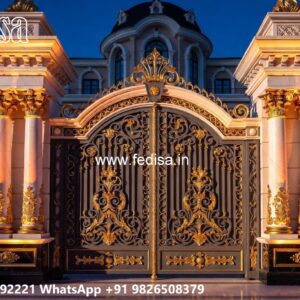 Boundary Grill Design, Main Gate Grill Colour 1807 Gate Ideas | Entrance Gates Design